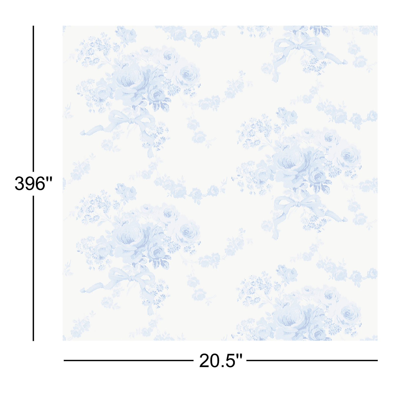 Pasadena Ikat Breezy Pastel Wallpaper, Blue