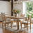 Brienne Mid-Century Upholstered Dining Chair with Frame in Walnut Finish-141434042