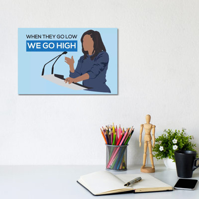 "Michelle Go - High Go High" par GNODpop, impression sur toile tendue