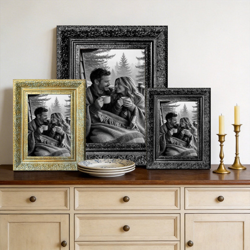 Cadre photo mural 11 pièces x 11 po 11 pièces, Noir, 3, 11 po x 14 po