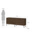 Commode double 8 tiroirs 77 po