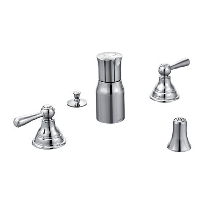 Kingsley Double Handle Vertical Spray Bidet Faucet