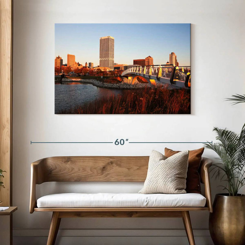 Sireci Milwaukee Autumn Sunset, 30" H x 45" W