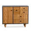 Buffet décoratif en sapin de style Mid-Century
