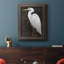 White Heron Portrait II, toile encadrée de qualité supérieure - prête à être accrochée-847946321