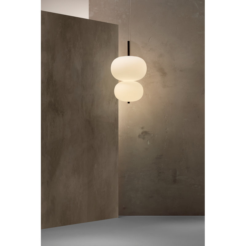 Ilargi 2 - Light LED Pendant, Dark Wood