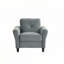Fauteuil d'appoint en velours-1353039628