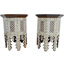 Ensemble de tables de bout Moorish