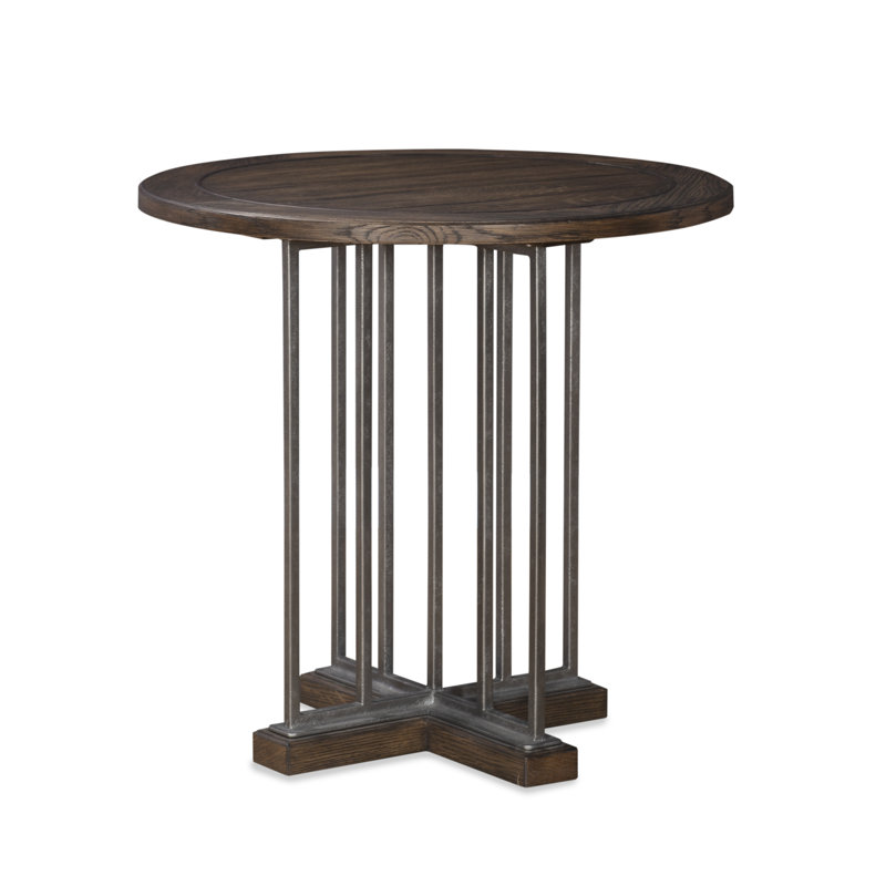 Camden Solid Wood End Table, Brown