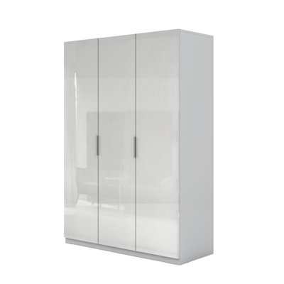 Blocco 3 Door Manufactured Wood Wardrobe