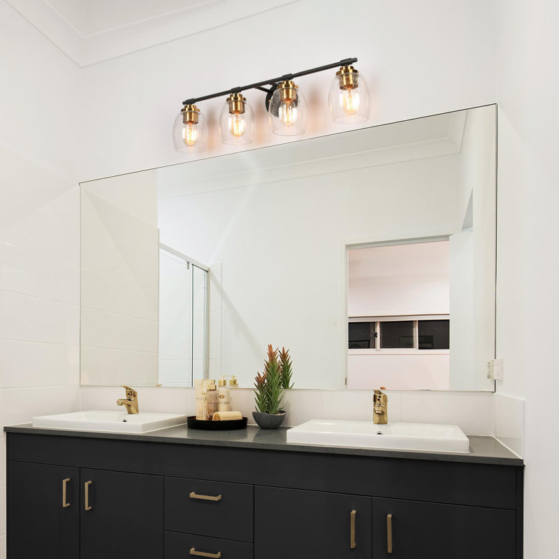 Éclairage pour meuble-lavabo à 4 lumières à intensité variable Anterio