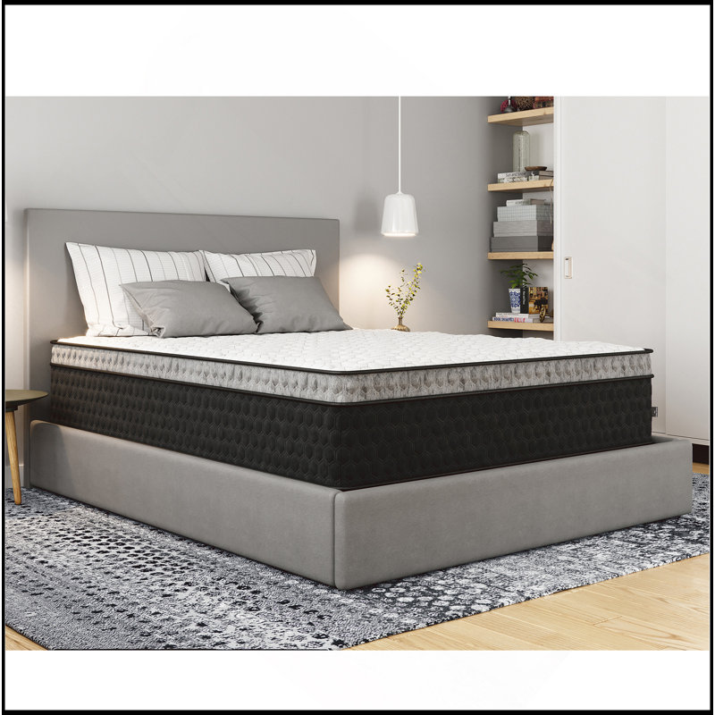 Diamond Mattress Nova Lux Copper Ultra Cooling, Pressure Relieving Hybrid With Luxurious Euro-Top 14" - Medium Feel, Greenguard Gold Certified
