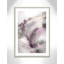 Mist Bubbles II' Blush Framed Watercolor Painting Print-76893802-76893800
