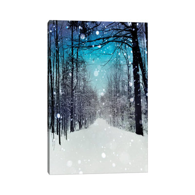 Snowhere by Tracey Telik - Wrapped Canvas Painting