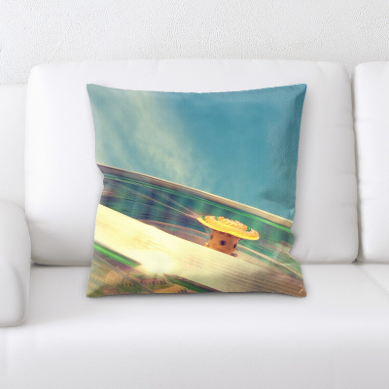 Housse et insert de coussin carré flouté
