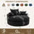 Oversized Barrel Chair – Corduroy, Compression-Molded Foam, Swivel-539385117