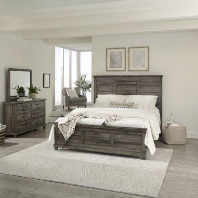 Lakeside Haven Opt Panel Bed, Dresser & Mirror -  Liberty Furniture, LB903-BR-OKPBDM