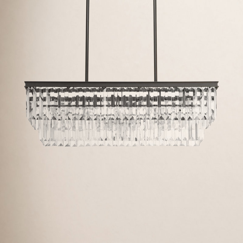 Galene 4 - Light Dimmable Tiered Chandelier, Antique Bronze