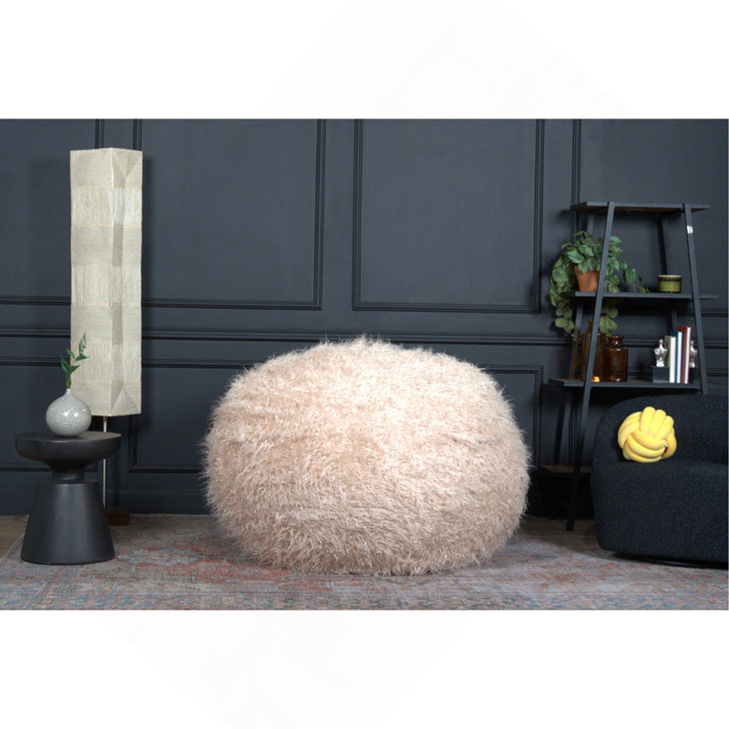 Sac à billes en fausse fourrure polyvalent pour un confort et un style ultimes