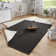 Uni Miami Flatweave Black Rug