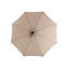 Parasol de terrasse à énergie solaire 10 pi avec 40 lumières DEL - kaki, énergie-1652124518