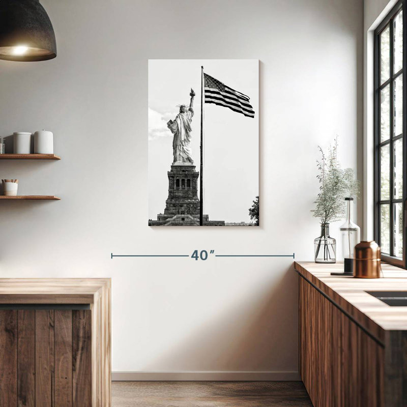 Drapeau américain Aime Liberty, H 36 po x l 24 po