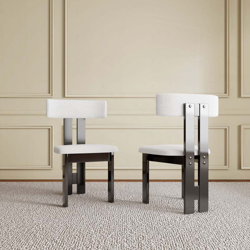 Chaises de salle à manger en velours