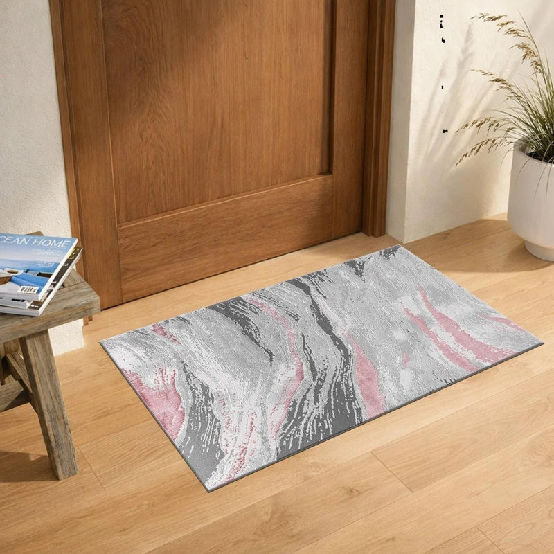 Area Rug, Rectangle 60 x 110 cm, Pink