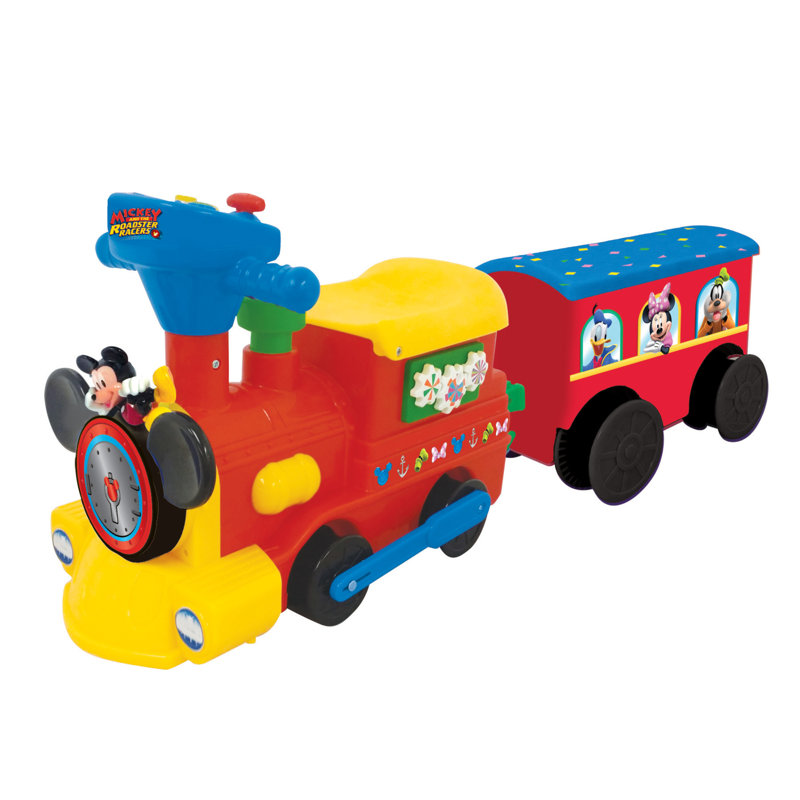 Train Mickey Mouse 2-en-1 Ride-On Choo Choo
