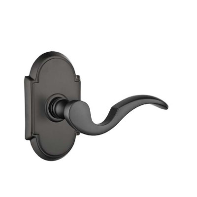 Cortina Wave/Drop Double Dummy Door Lever with Arch Rosette