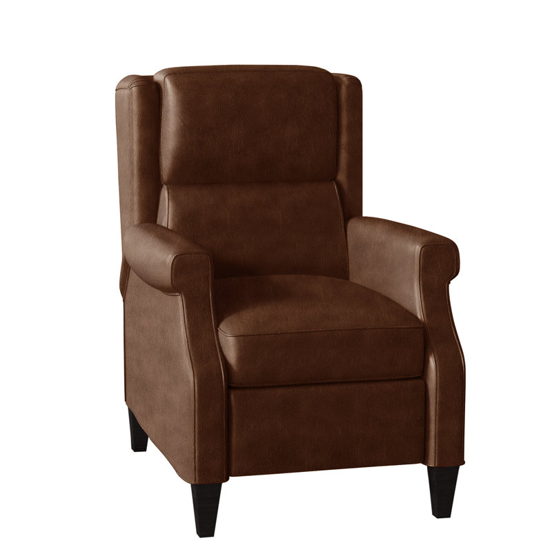 Gallaway Recliner, Aline Fumo Genuine Leather, Plantation, Power