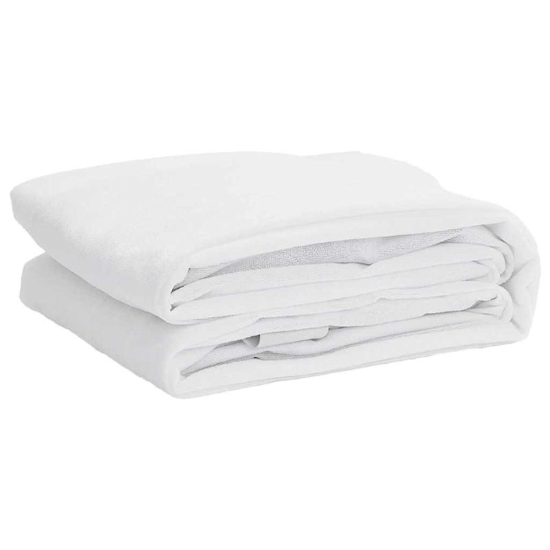 Mattress Protector White Waterproof, 160 x 220cm