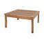 Venice Outdoor Square Teak Chat Table