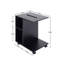 Oxford Tray Top Wheel End Table-1252790472