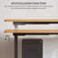 Bureau électrique à hauteur ajustable avec plateau deux pièces-19593729-19593788