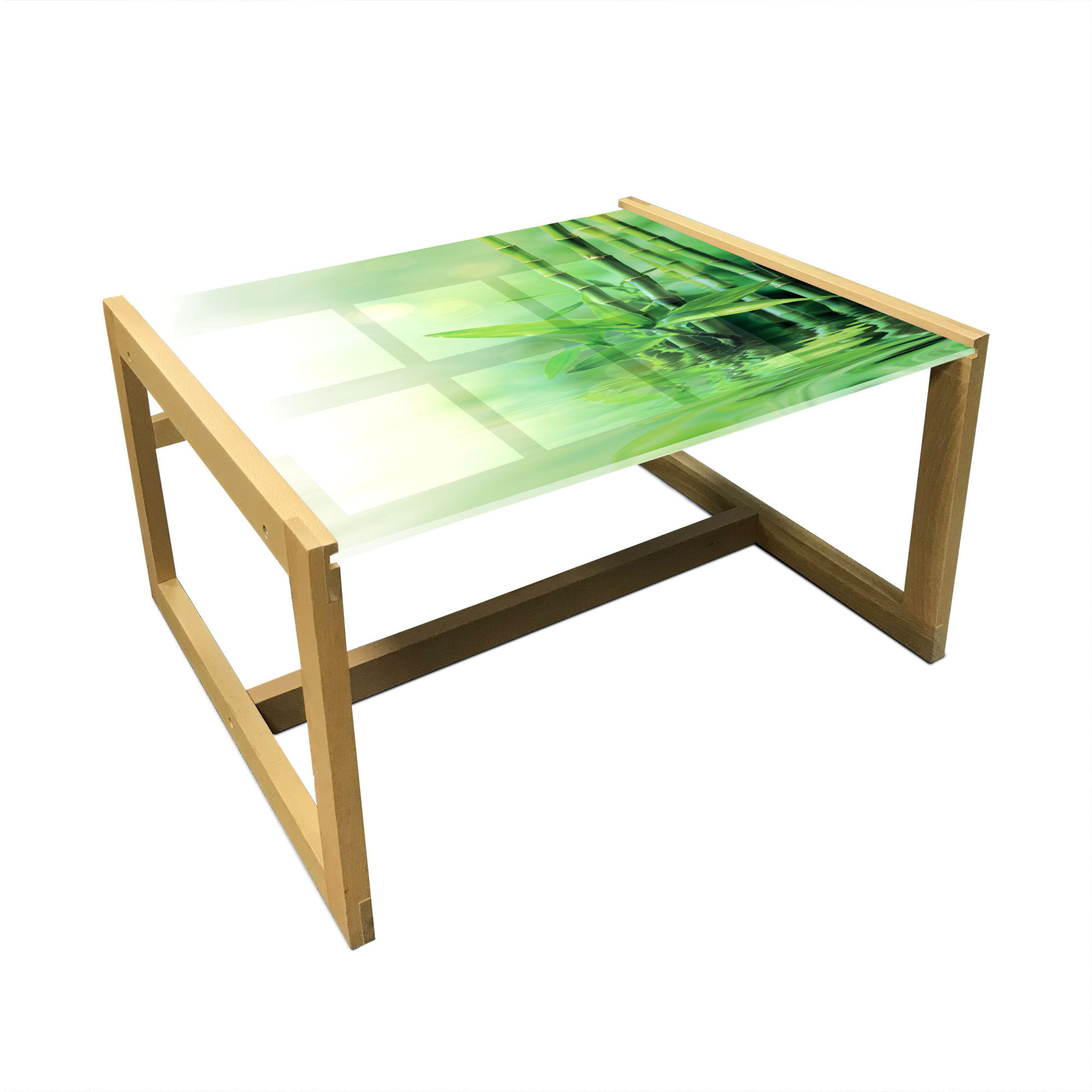 Glass sled on sale coffee table