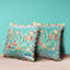 Coussin décoratif à motif floral 16 po x 16 po-101534347