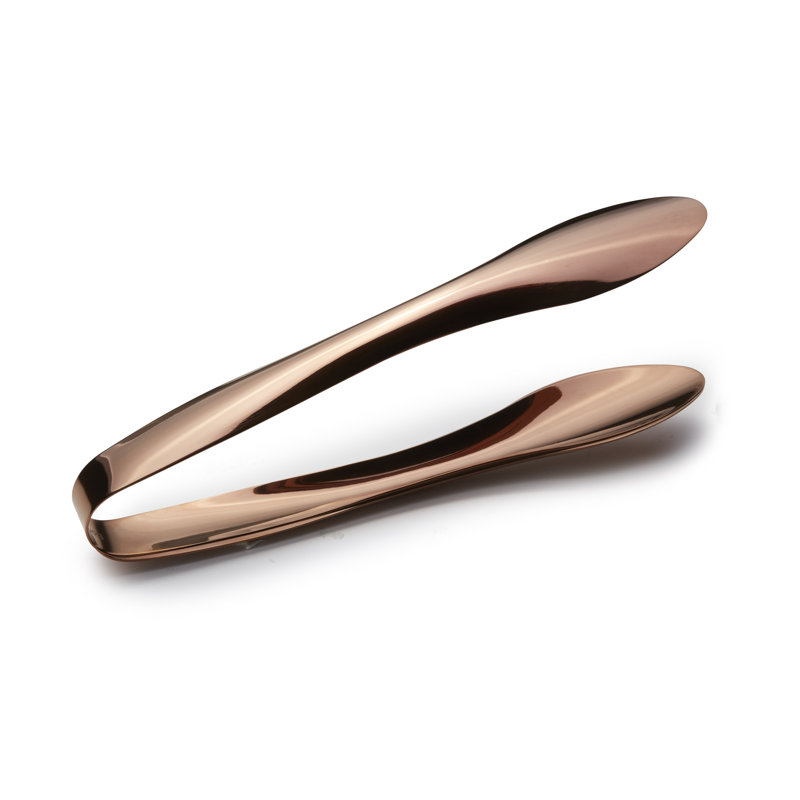 Stainless Steel Salad / Serving Tongs, Rose Gold