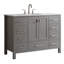 Ensemble de meuble-lavabo simple de 48 po pour la salle de bain Bhalaram-22411973