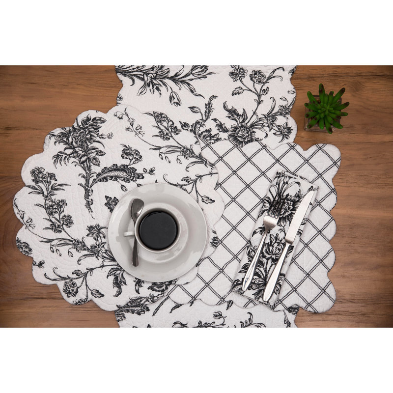 Joppatowne No Pattern Cotton Table Runner