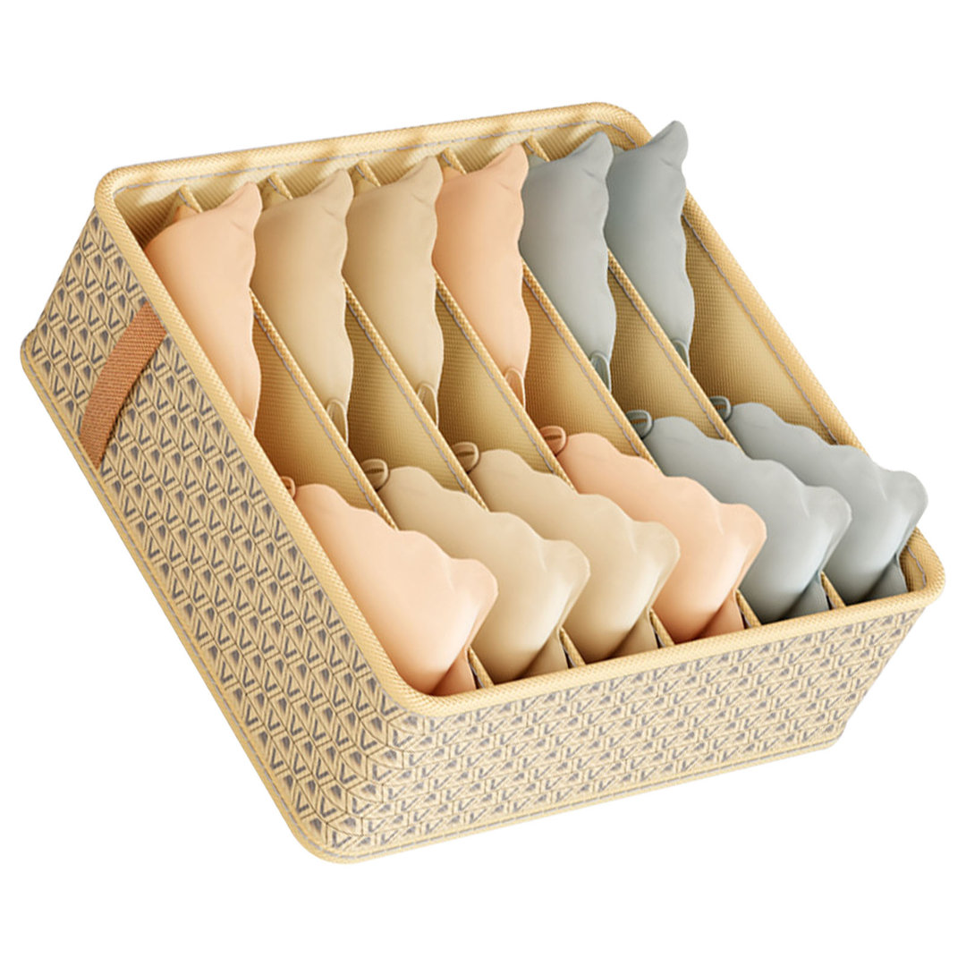 Drawer Organizers, Dresser Divider Organizers, Fabric Storage Bins For Socks, Underwear, Bras, Ties
