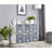 Collapsible Felt Cube Storage Bin with Label Holder and Metal Handles-94532460-94532463