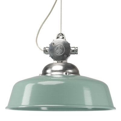 Detroit 1 - Light Aluminium Dome Pendant