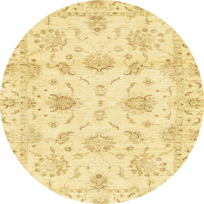 Abstract Indoor Rug, Round 4'