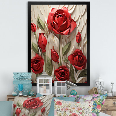 Red Rose Beauty - Roses Wall Art