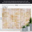 Murale abstraite pelez et collez - Structure orange-1862495063
