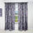 Blue Roses - Floral Blackout Curtain Single Panel-1613793943