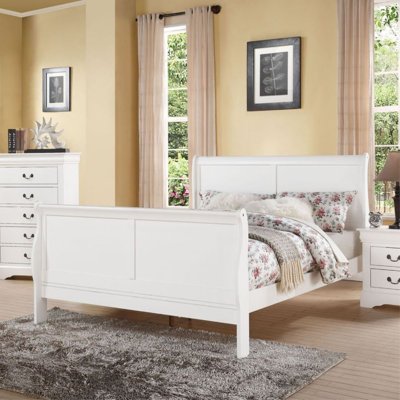 Avondale Solid Wood Sleigh Bed -  Rosecliff Heights, 2A4846FB4353469F9EE80339944B2085