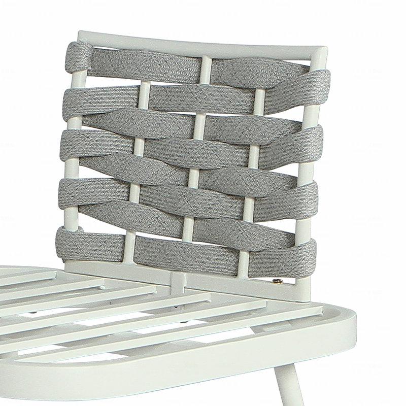 Causeuse et table Steel Steel, Blanc
