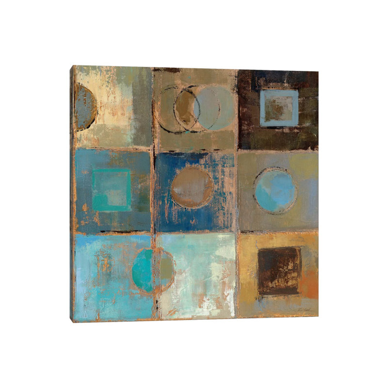 Pass Way III by Silvia Vassileva - Painting, No Matte, Wrapped Canvas, 12" H x 12" W x 0.75" D